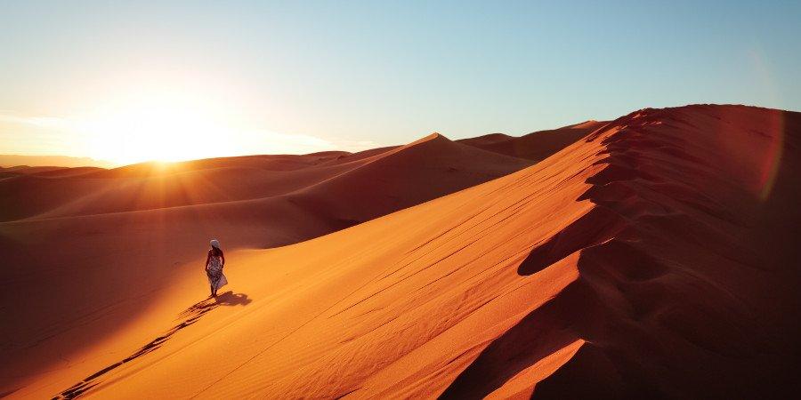 Le spettacolari dune di Merzouga